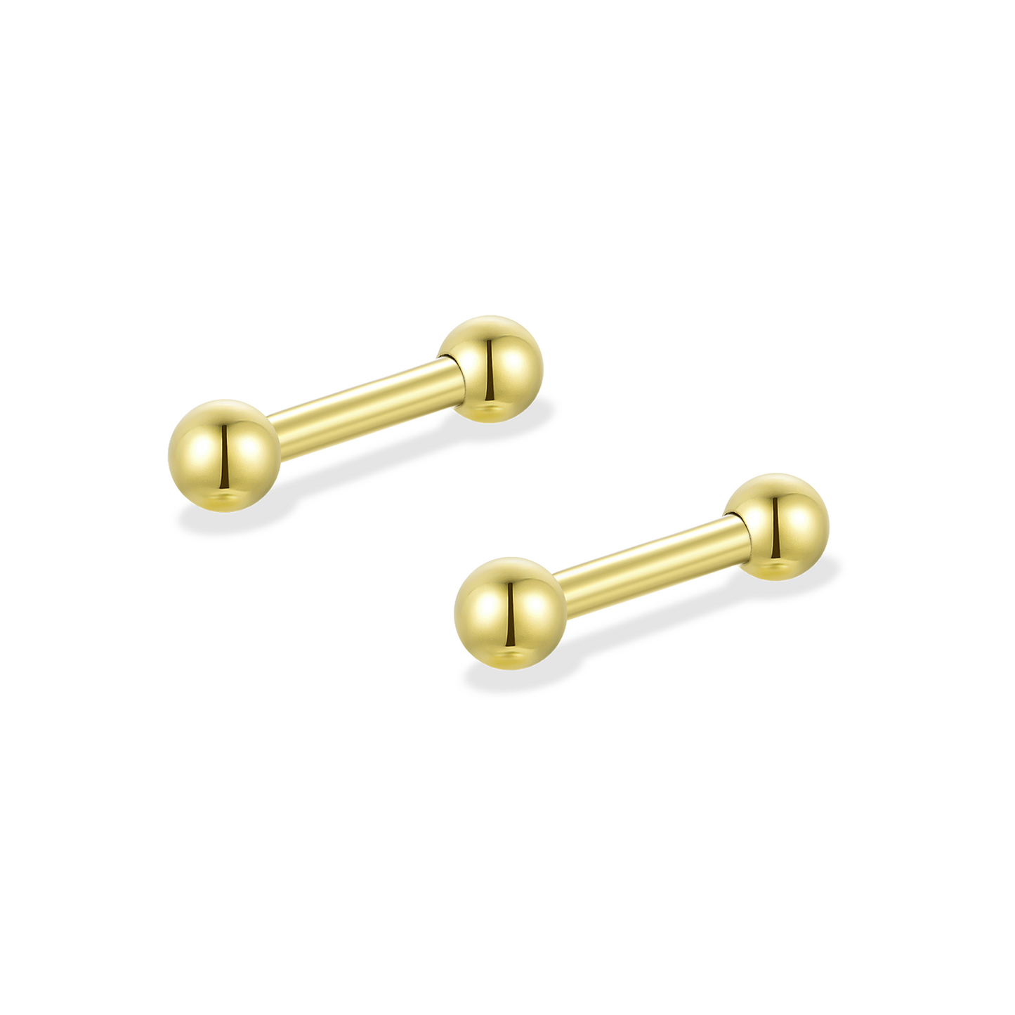 Large Bar Charm Set - Gold