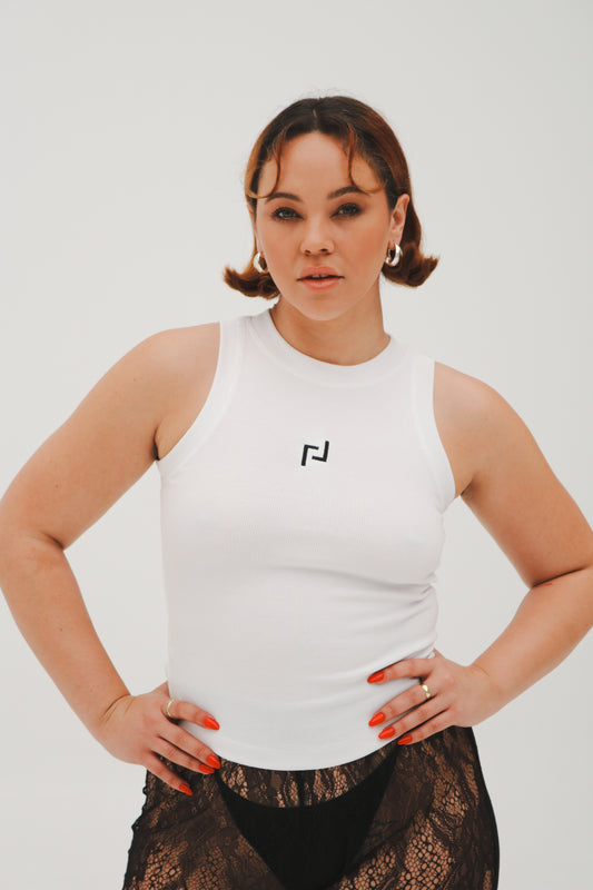 Logo Tank - White
