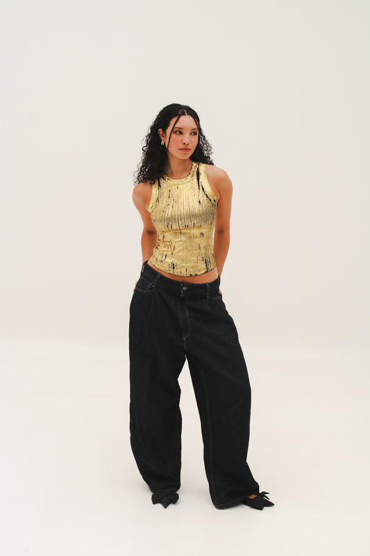 Gold Metallic Tank