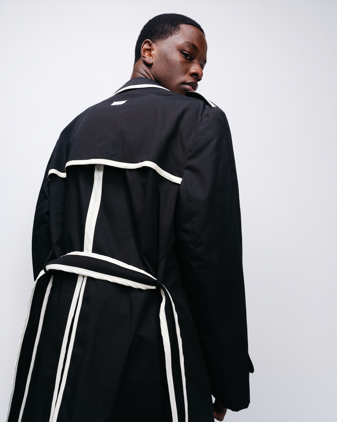 Traced Upcycled Trench Coat