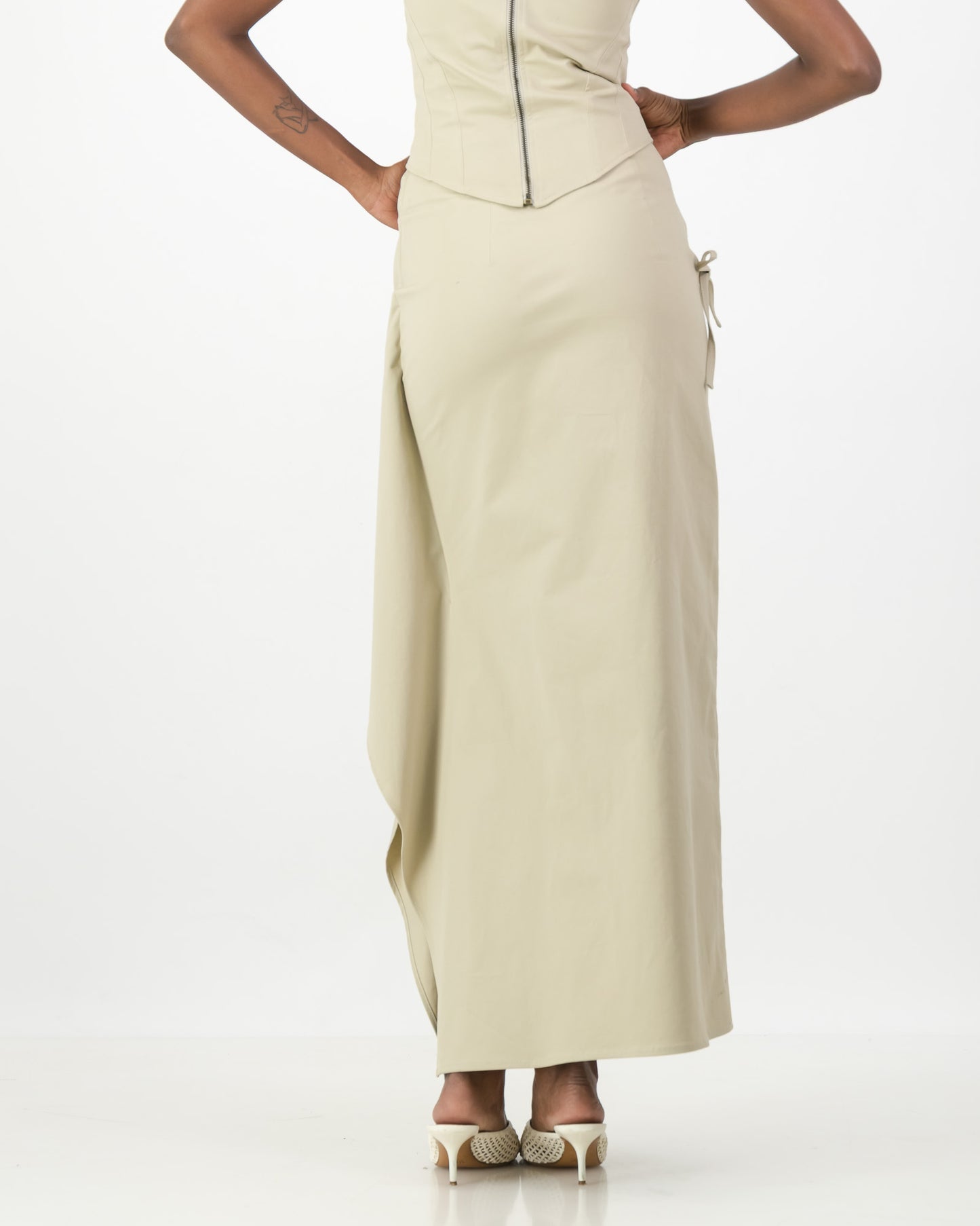 Noir Skirt - Stone