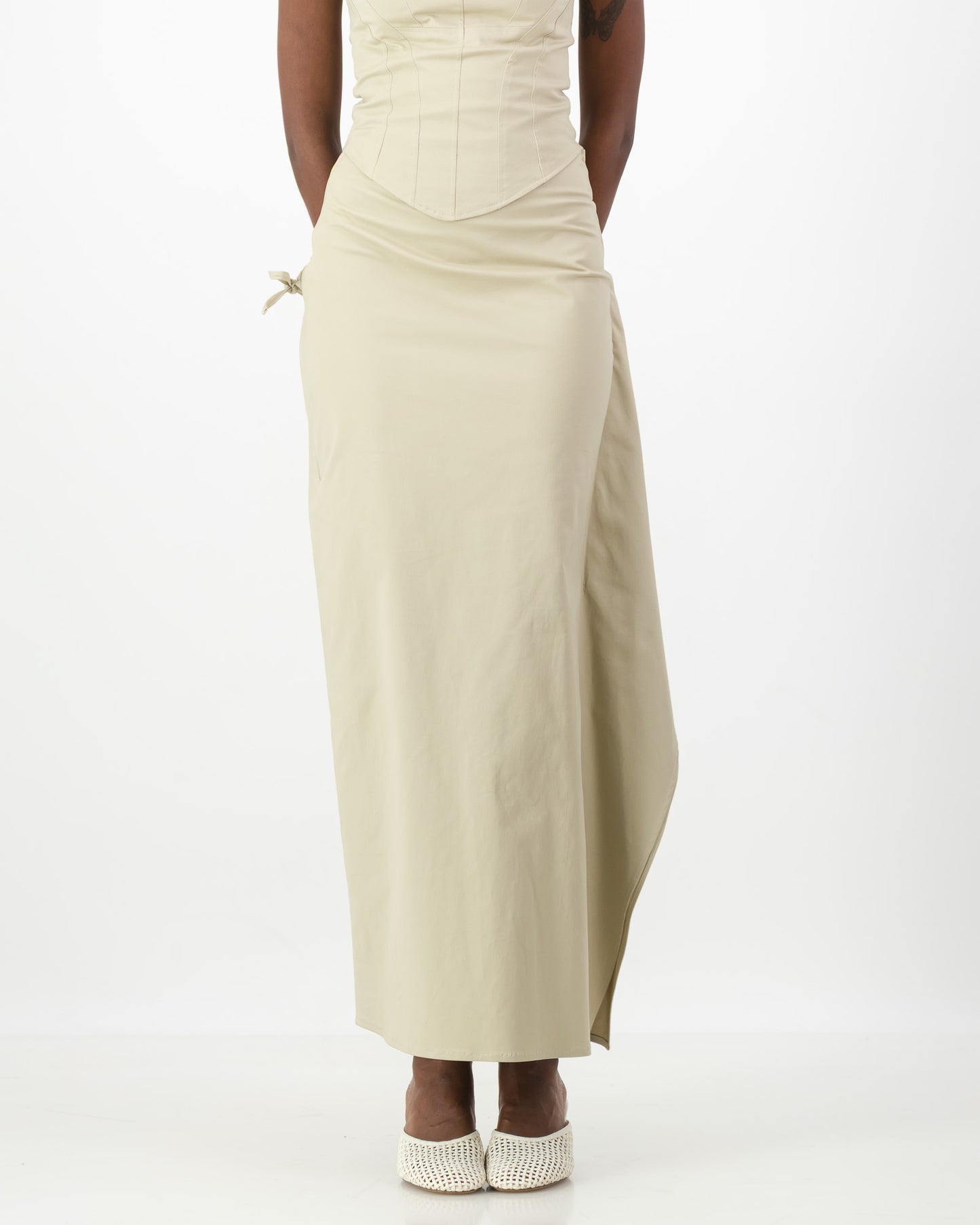 Noir Skirt - Stone
