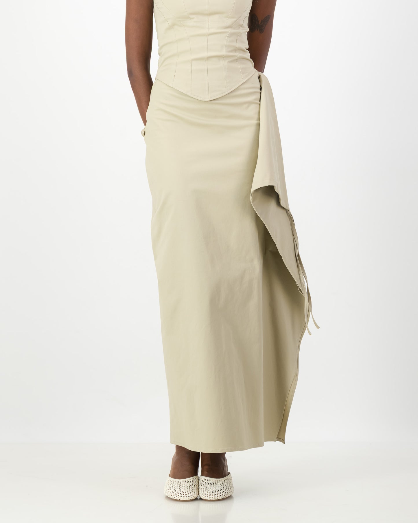 Noir Skirt - Stone