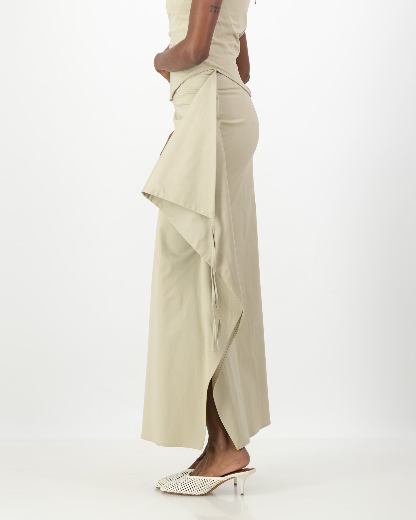 Noir Skirt - Stone