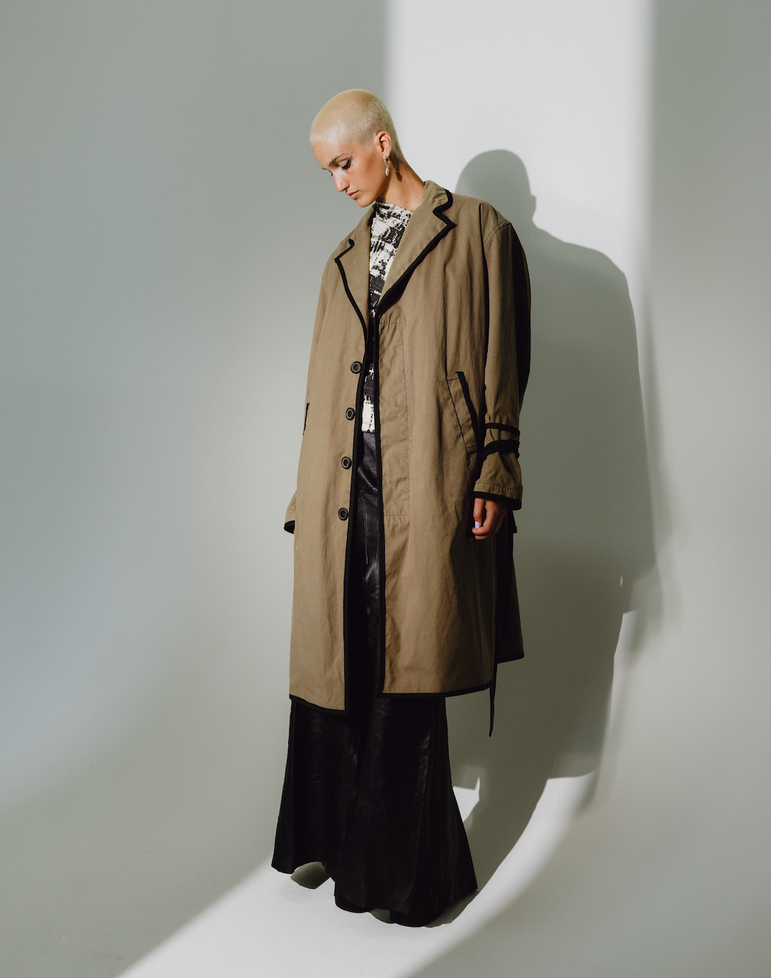 Traced Upcycled Trench Coat