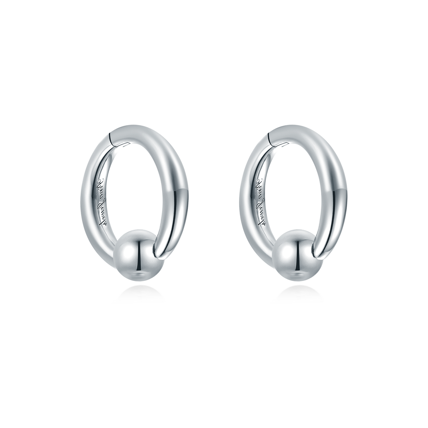 Large Oval Charm Set - Silver