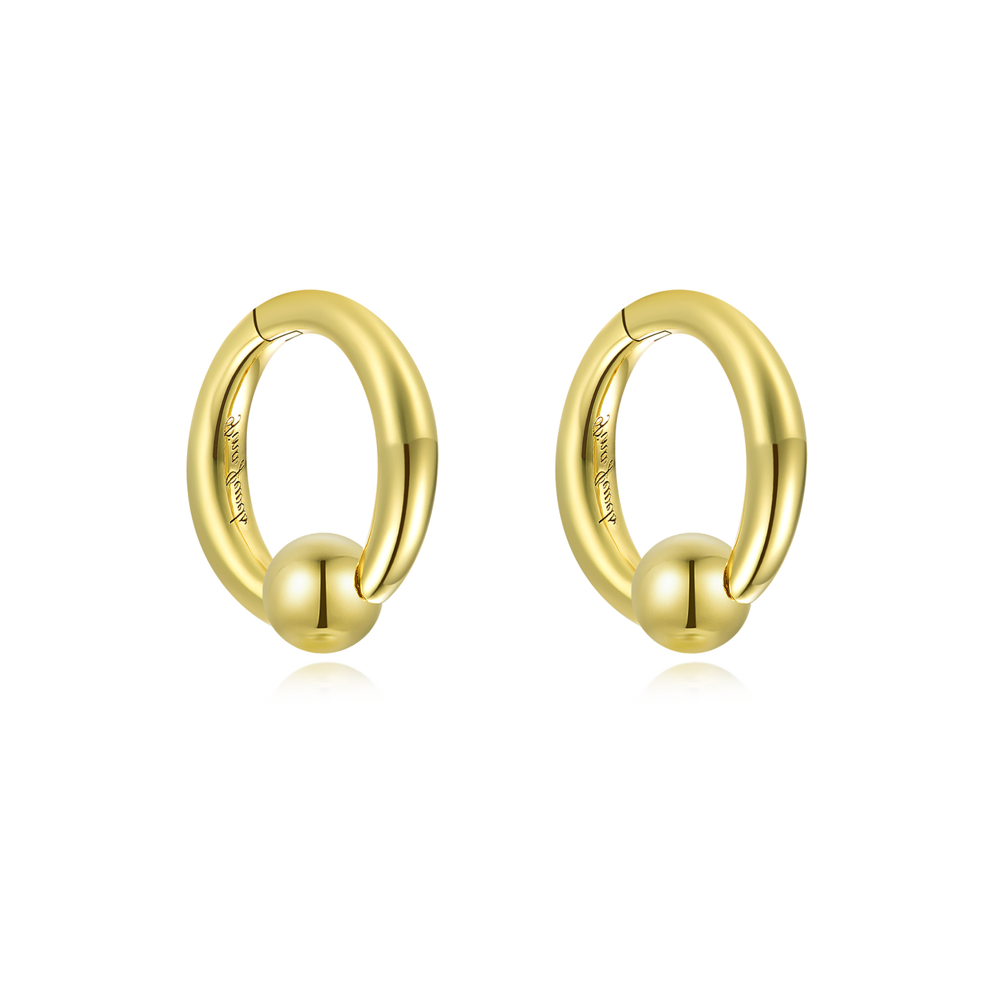 Large Oval Charm Set - Gold