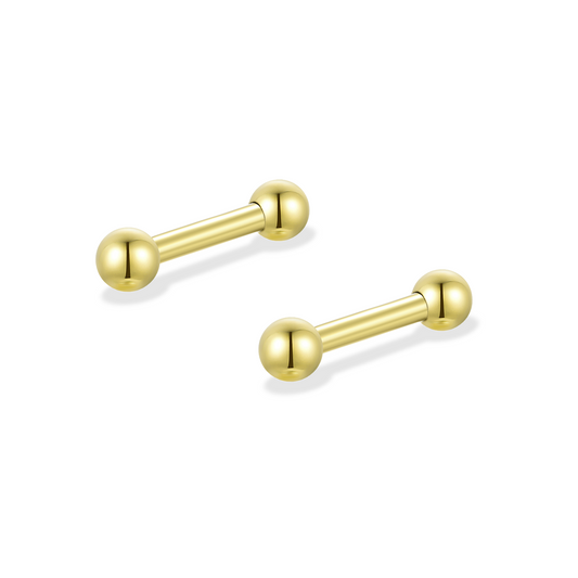 Large Bar Charm Set - Gold
