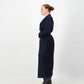 Sculpture Coat - Navy Wool