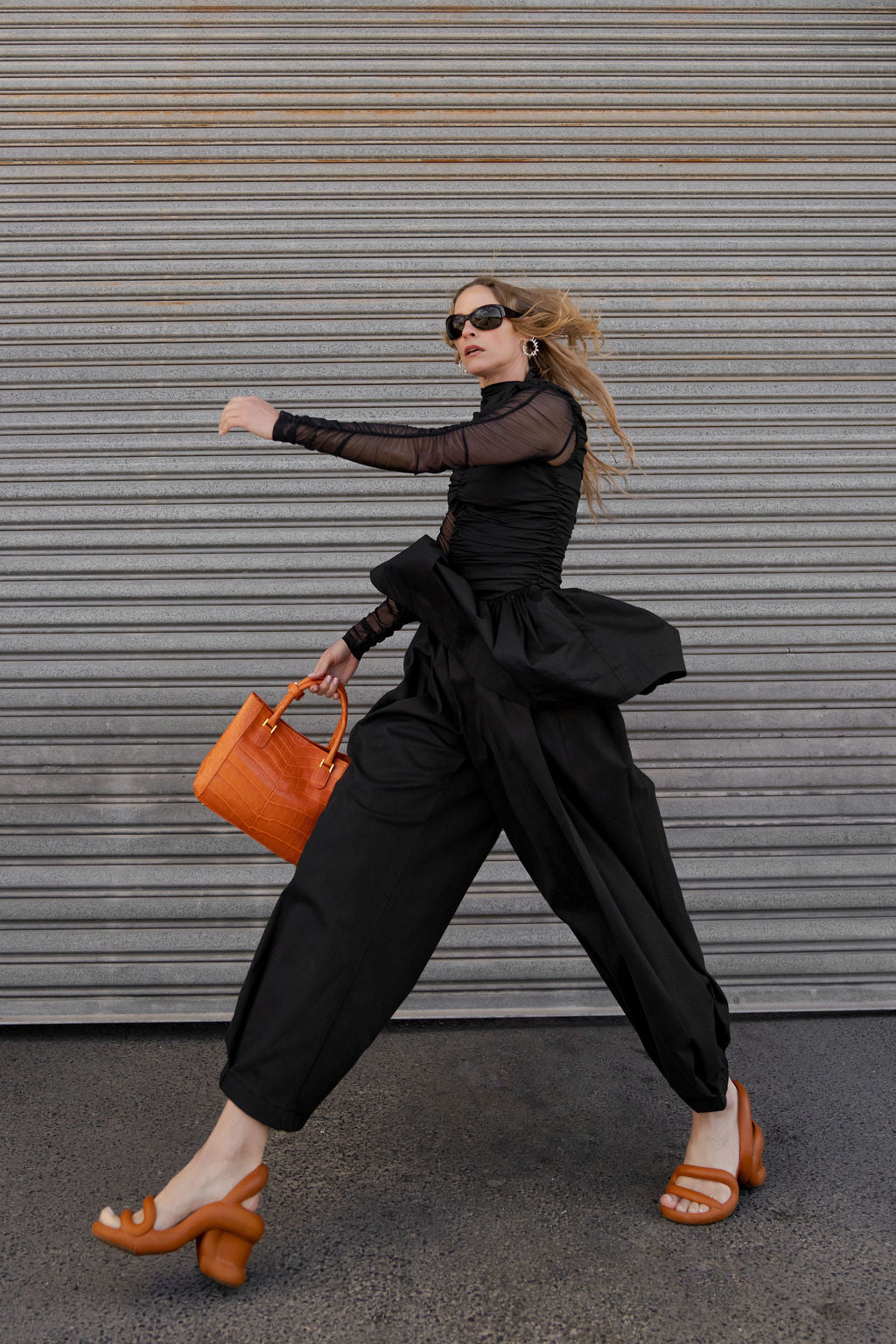 Rush Tush Mini Dress - Black