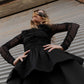 Rush Tush Mini Dress - Black