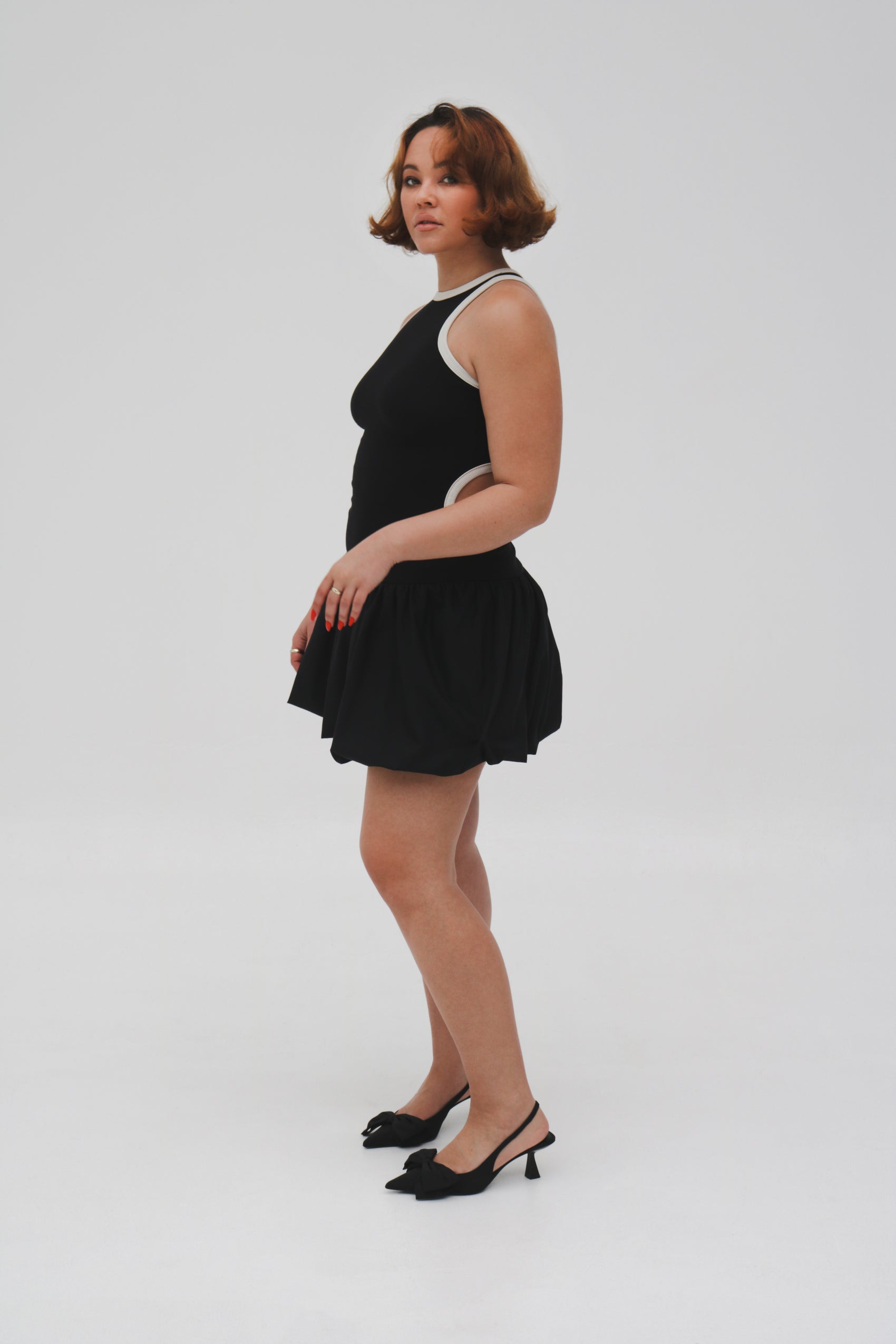 Fae Mini Dress - Pumpkin Skirt