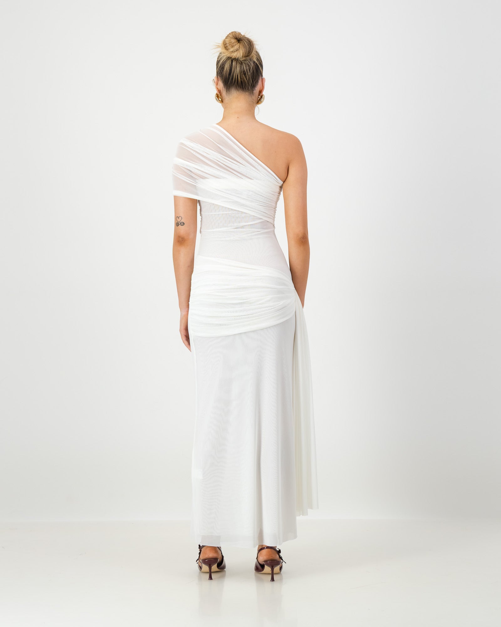 Iris Wrap Dress - Ivory