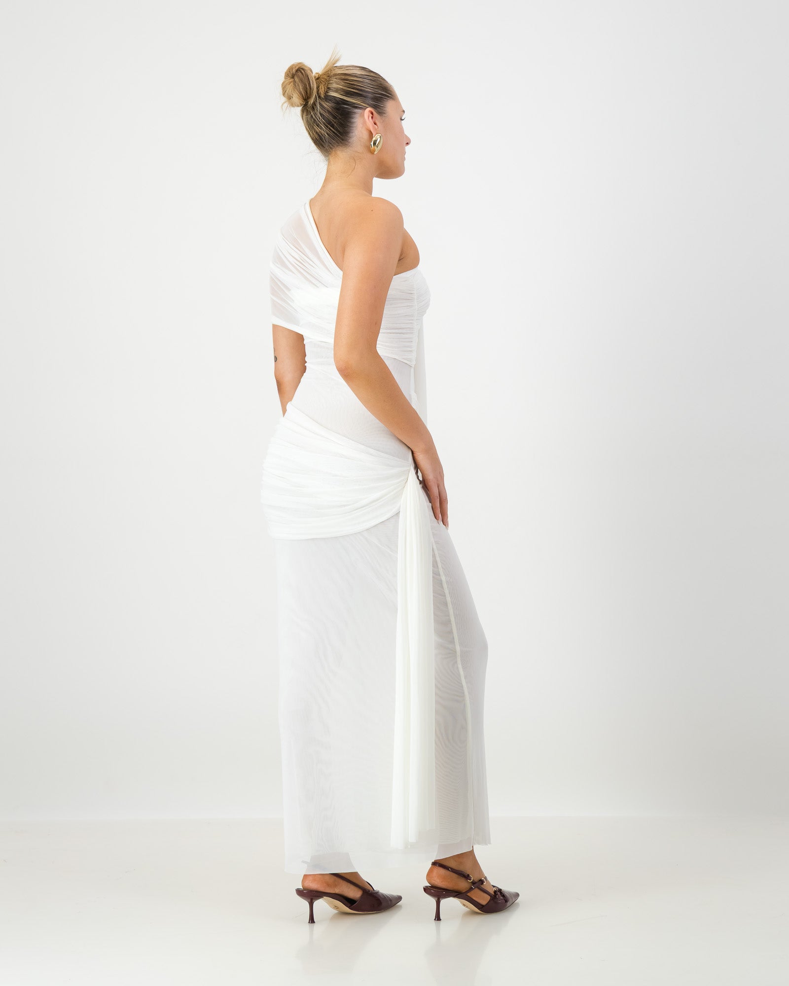 Iris Wrap Dress - Ivory