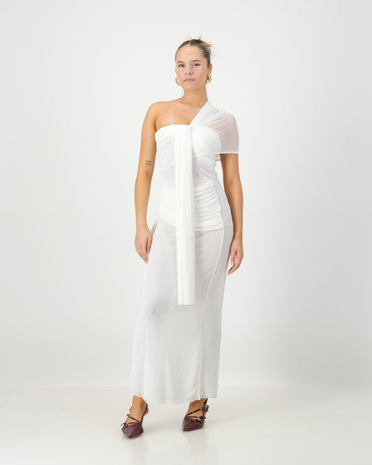 Iris Wrap Dress - Milk