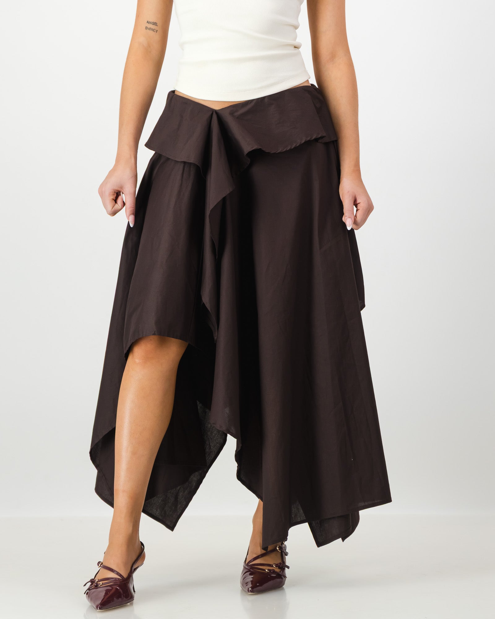 Maya Maxi Skirt - Chocolate