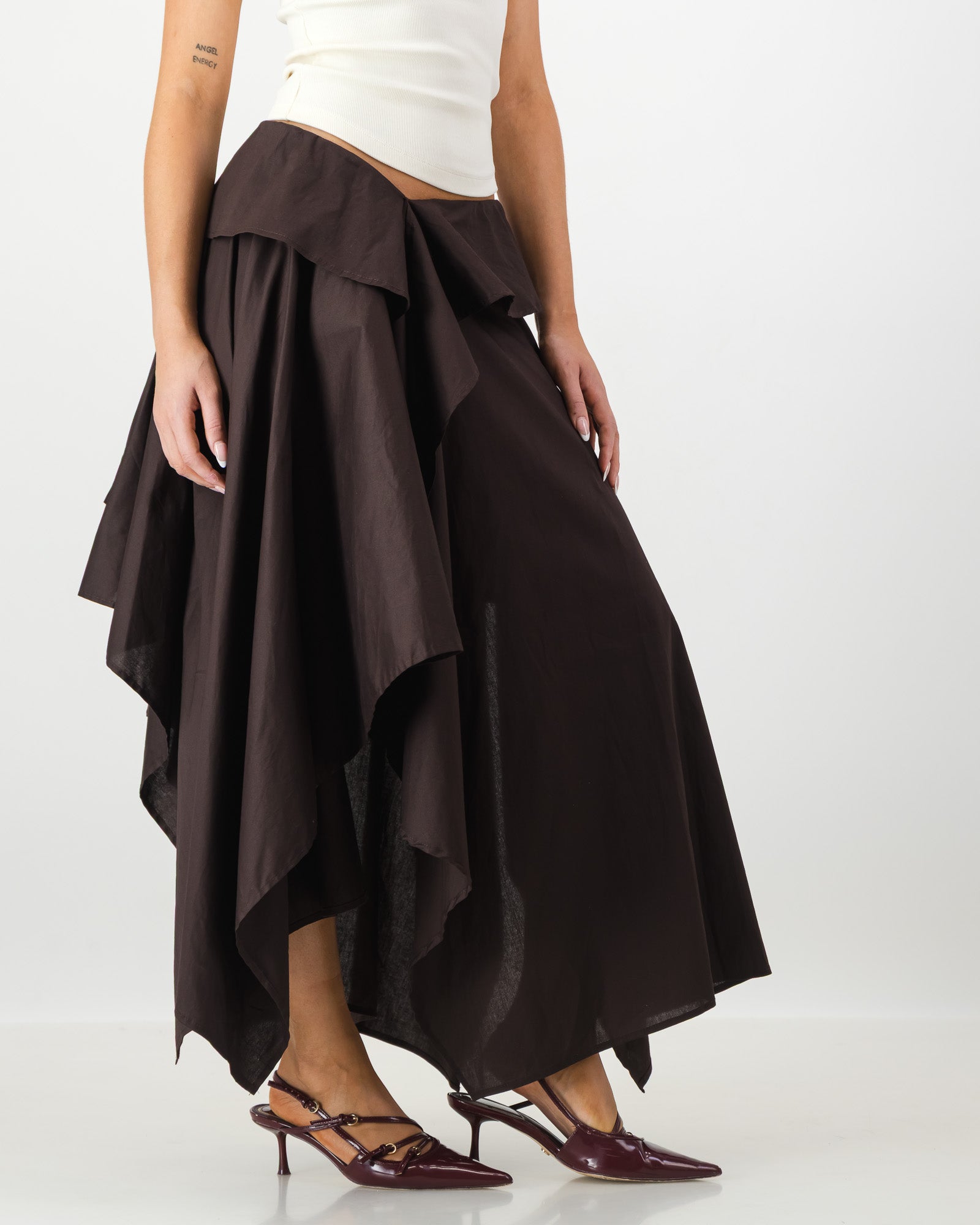 Maya Maxi Skirt - Chocolate