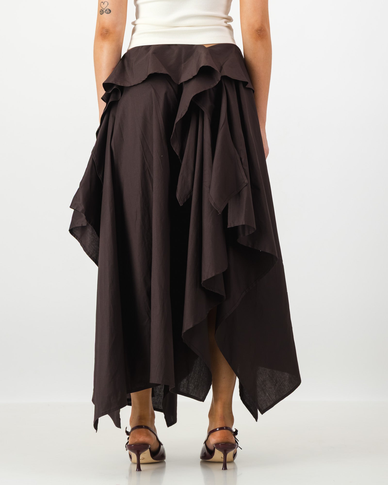 Maya Maxi Skirt - Chocolate