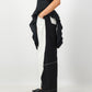 Tokyo Trousers - Black & Cream