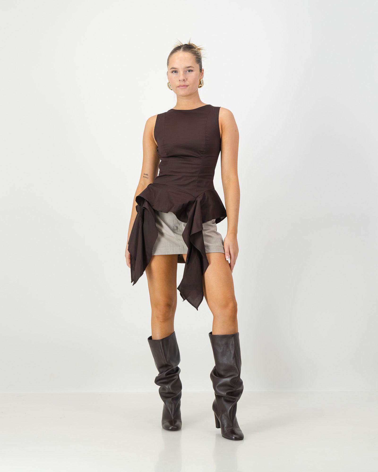 Maya Top - Chocolate