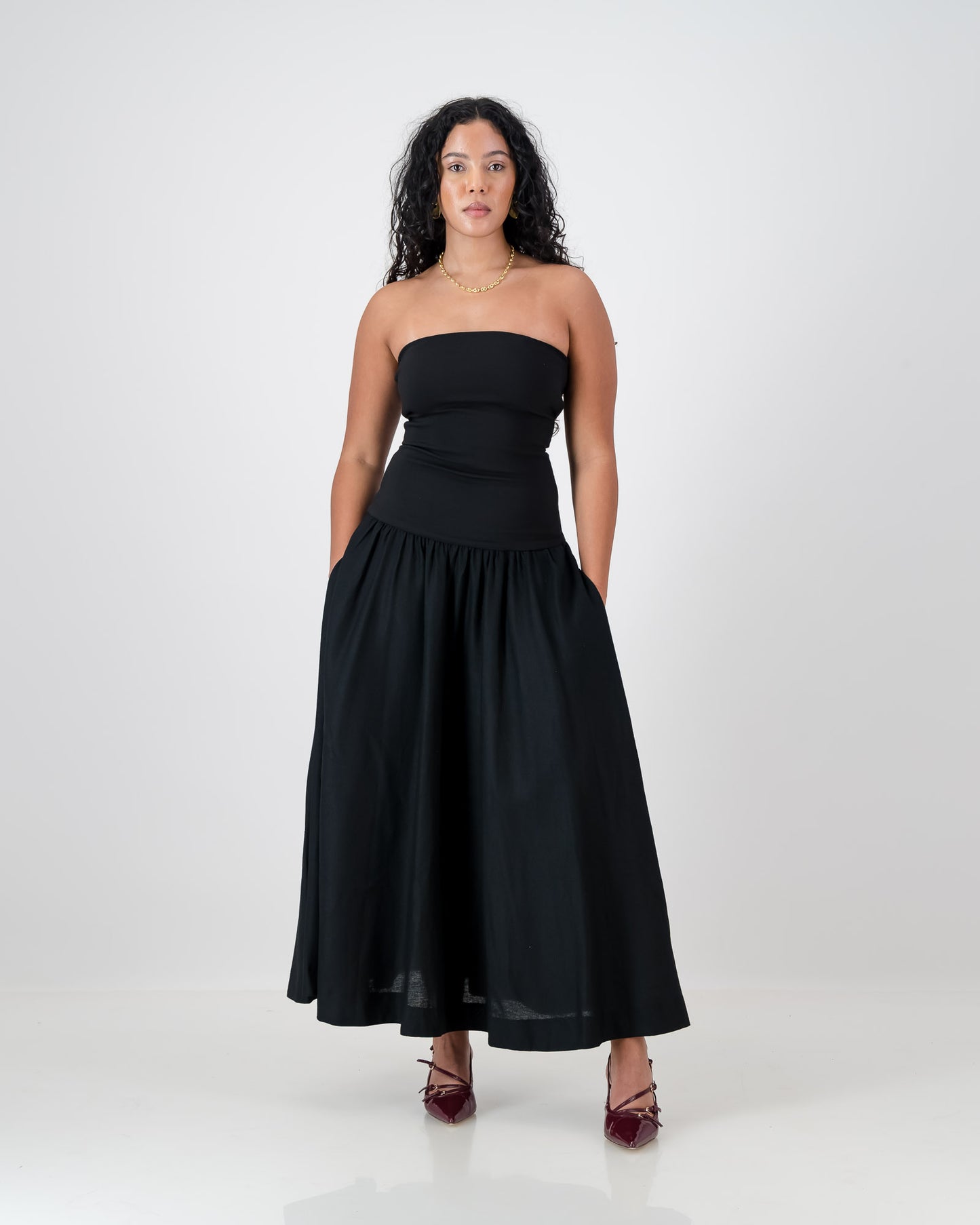 Serena Maxi Dress - Black