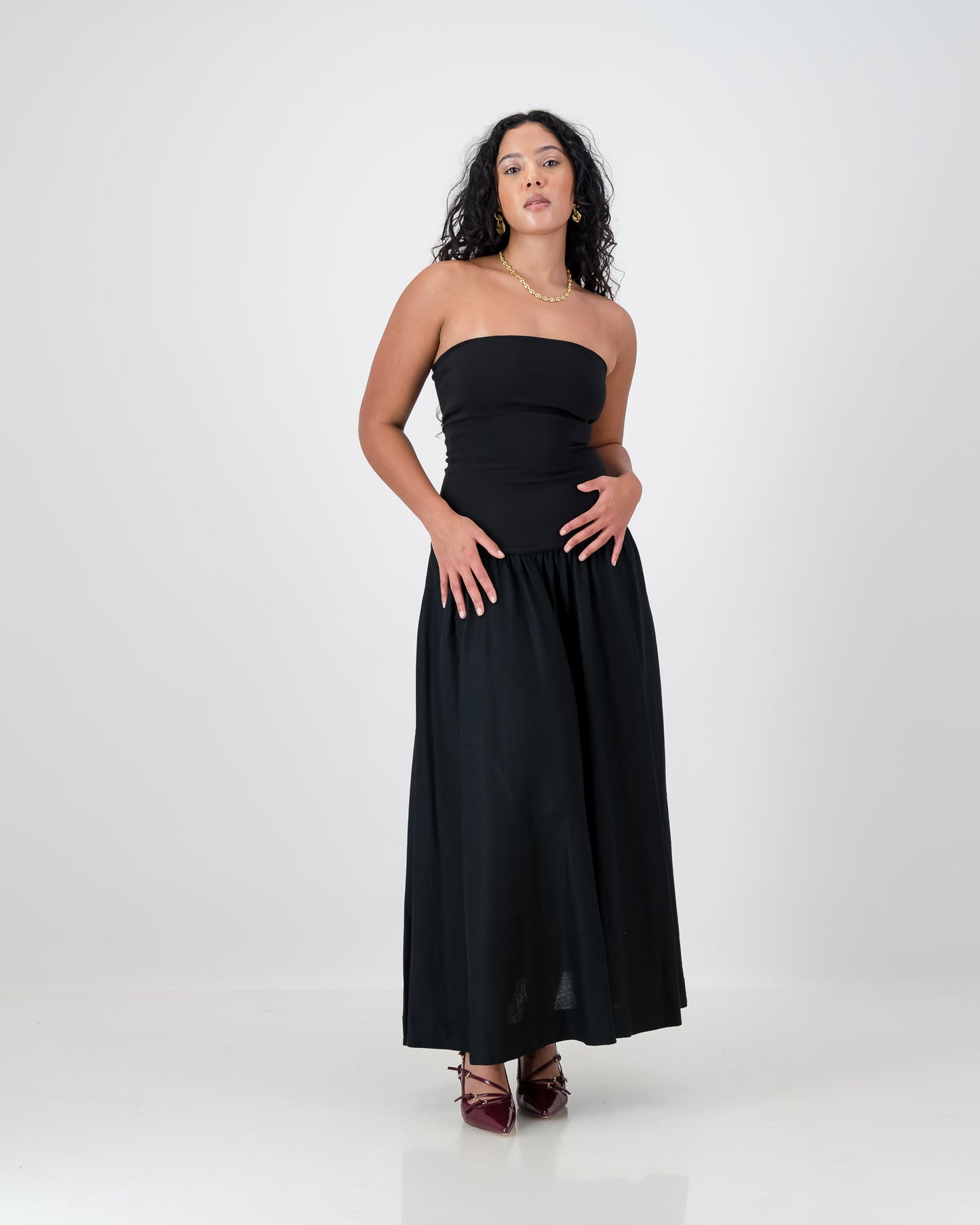 Serena Maxi Dress - Black