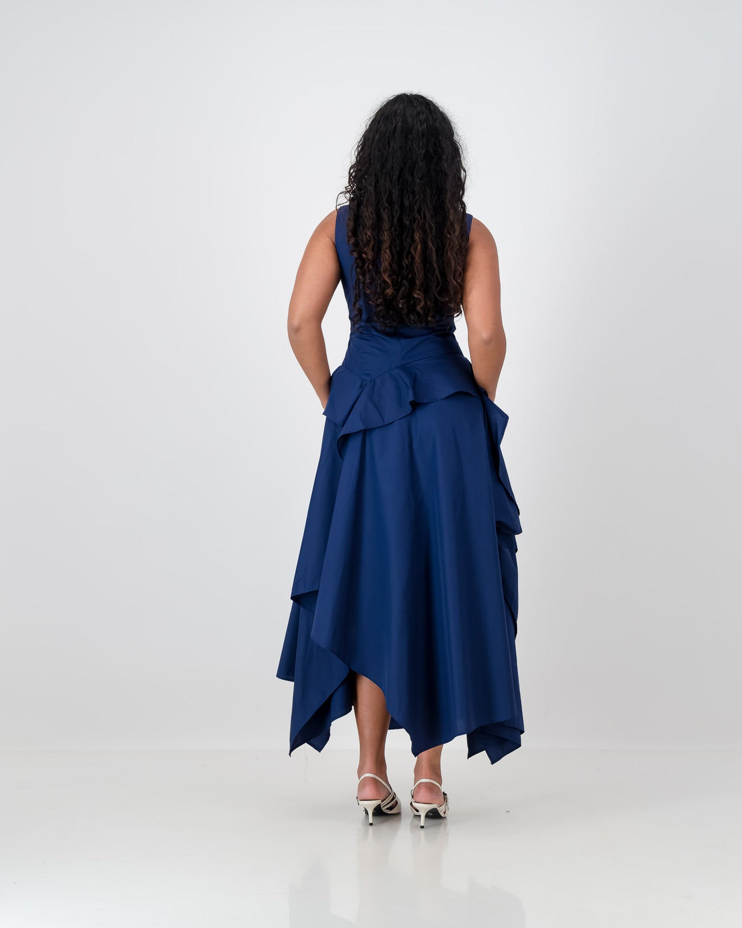 Maya Dress - Bright Navy