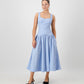 Gaia Midi Dress - Powder Blue