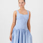 Gaia Midi Dress - Powder Blue