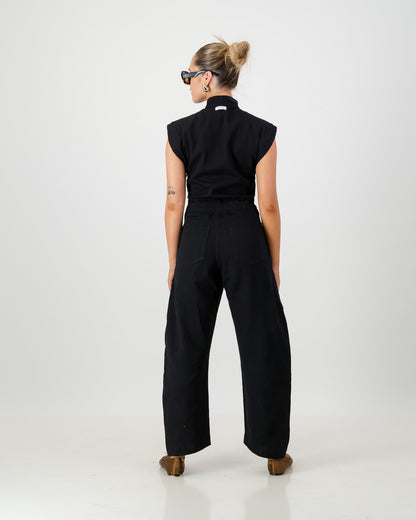 Tokyo Boiler Suit - Black