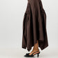 Gaia Maxi Skirt - Brown