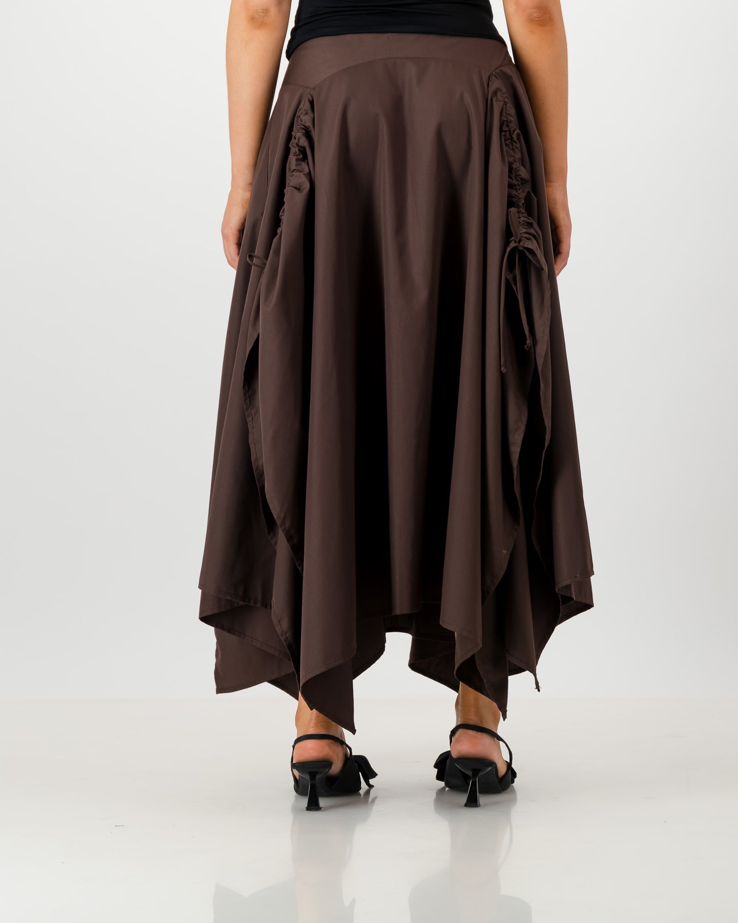 Gaia Maxi Skirt - Brown