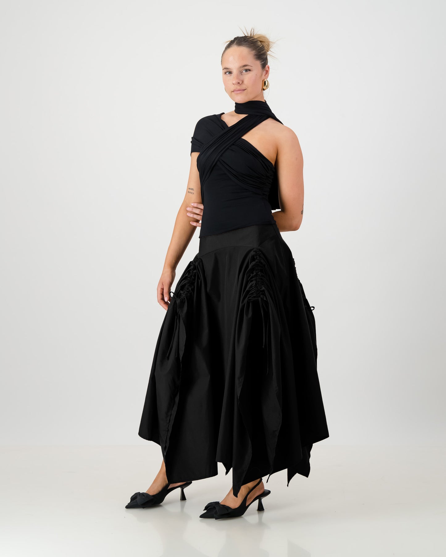 Gaia Maxi Skirt - Black