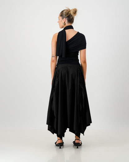 Gaia Maxi Skirt - Black