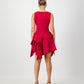 Maya Mini Dress - Ruby Red
