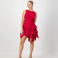 Maya Mini Dress - Ruby Red