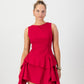 Maya Mini Dress - Ruby Red