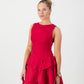 Maya Mini Dress - Ruby Red