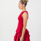 Maya Mini Dress - Ruby Red
