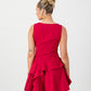 Maya Mini Dress - Ruby Red