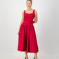 Gaia Midi Dress - Ruby Red (Limited Edition)