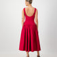 Gaia Midi Dress - Ruby Red (Limited Edition)