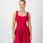 Gaia Midi Dress - Ruby Red (Limited Edition)