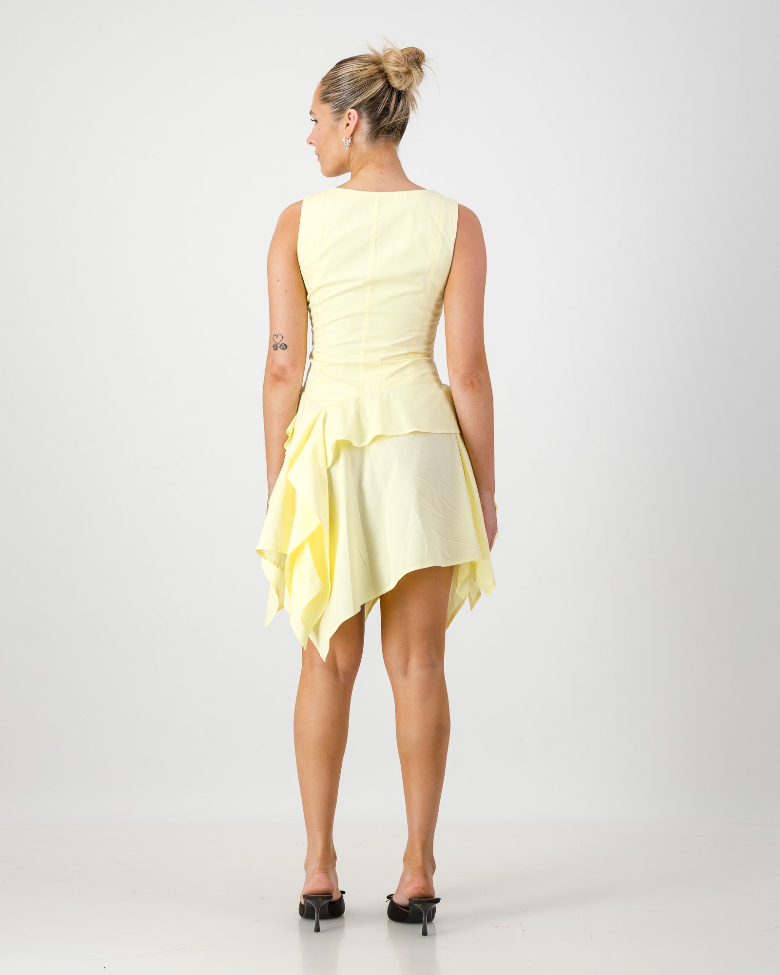 Maya Mini Dress - Butter Yellow