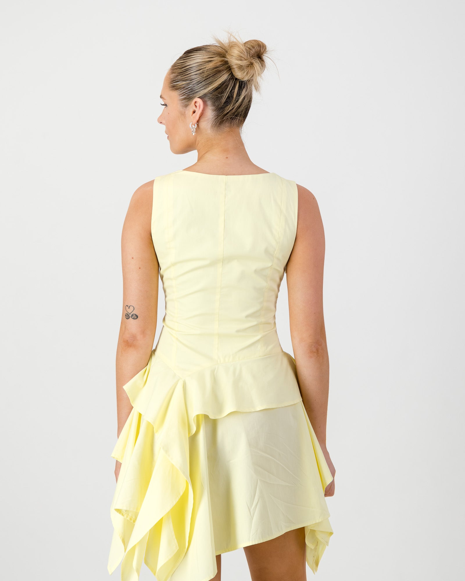 Maya Mini Dress - Butter Yellow