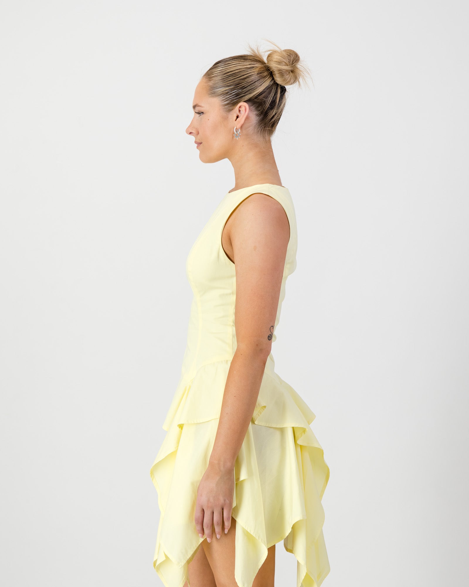 Maya Mini Dress - Butter Yellow