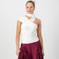 Iris Wrap Top - Ivory