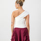 Iris Wrap Top - Ivory