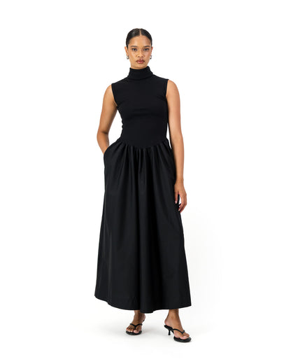 Statue Dress - Black