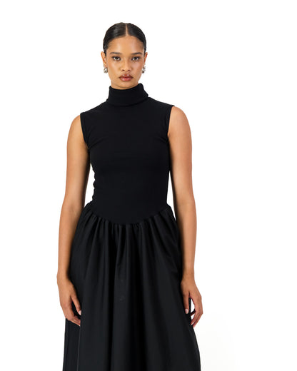 Statue Dress - Black